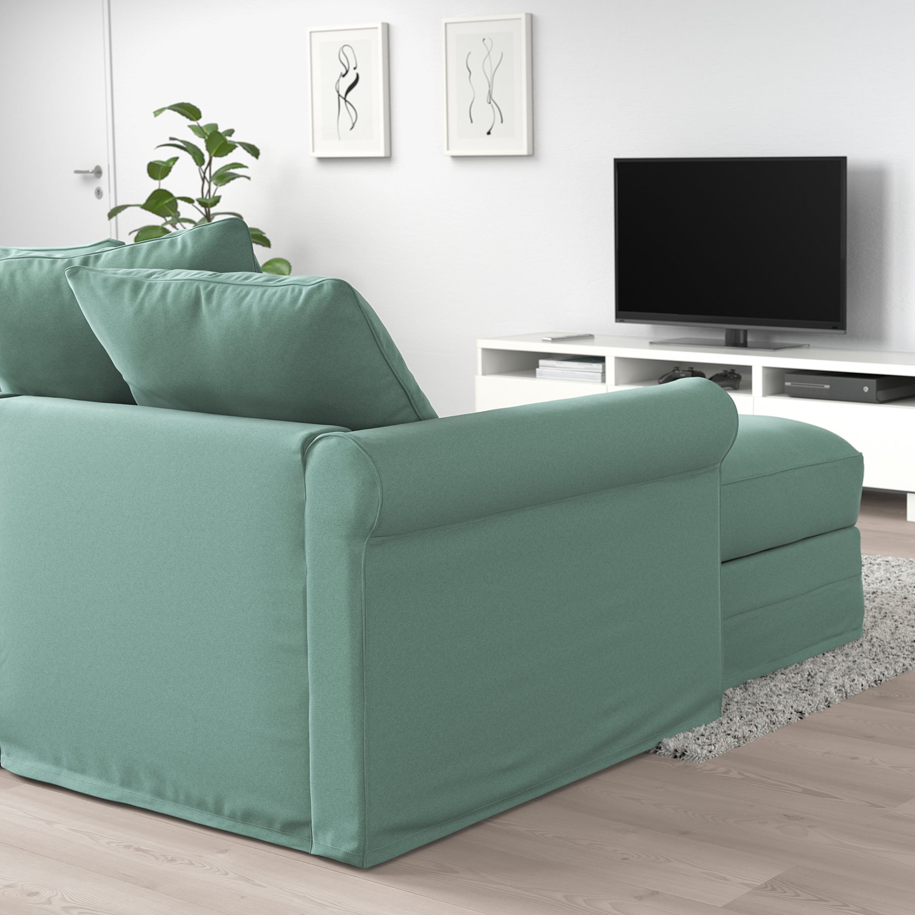 gronlid-3-seat-sofa-bed-with-chaise-longue-green-ikea-greece