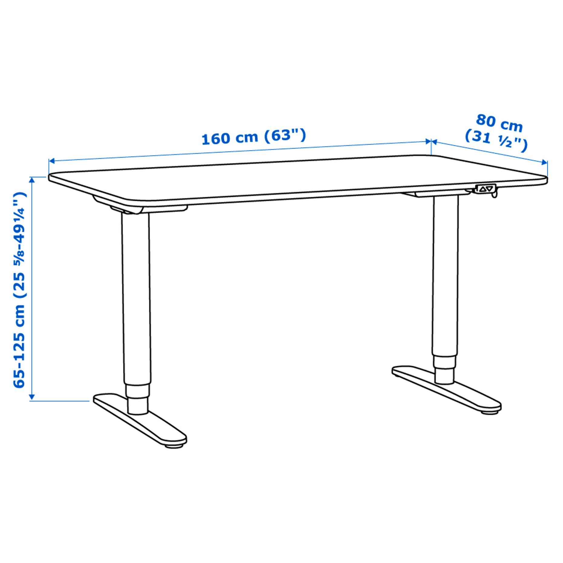 manual adjustable desk ikea