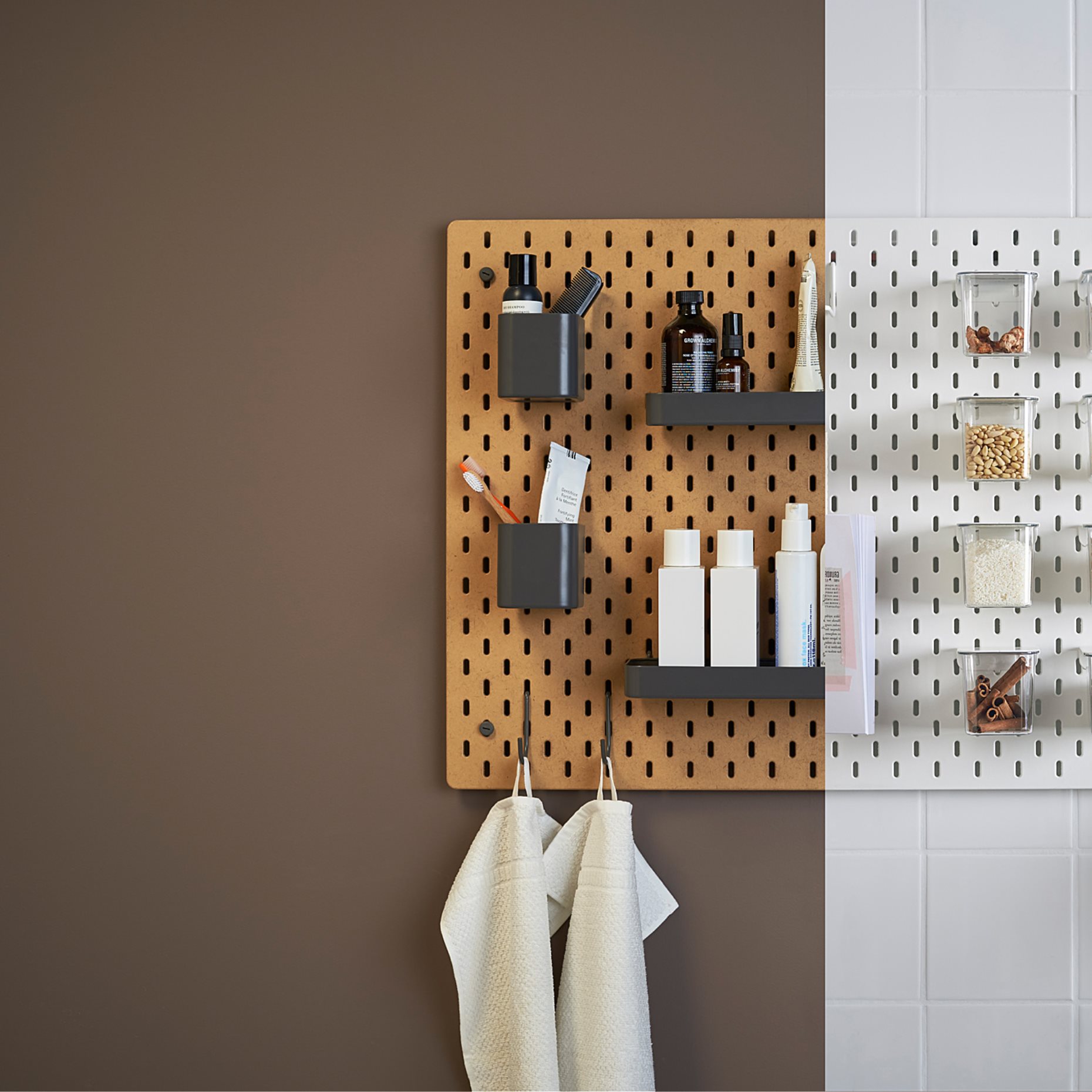 Доска икеа. Ikea Pegboard. Настенная панель с дырочками. Панель органайзер на стену. Перфопанель в интерьере.