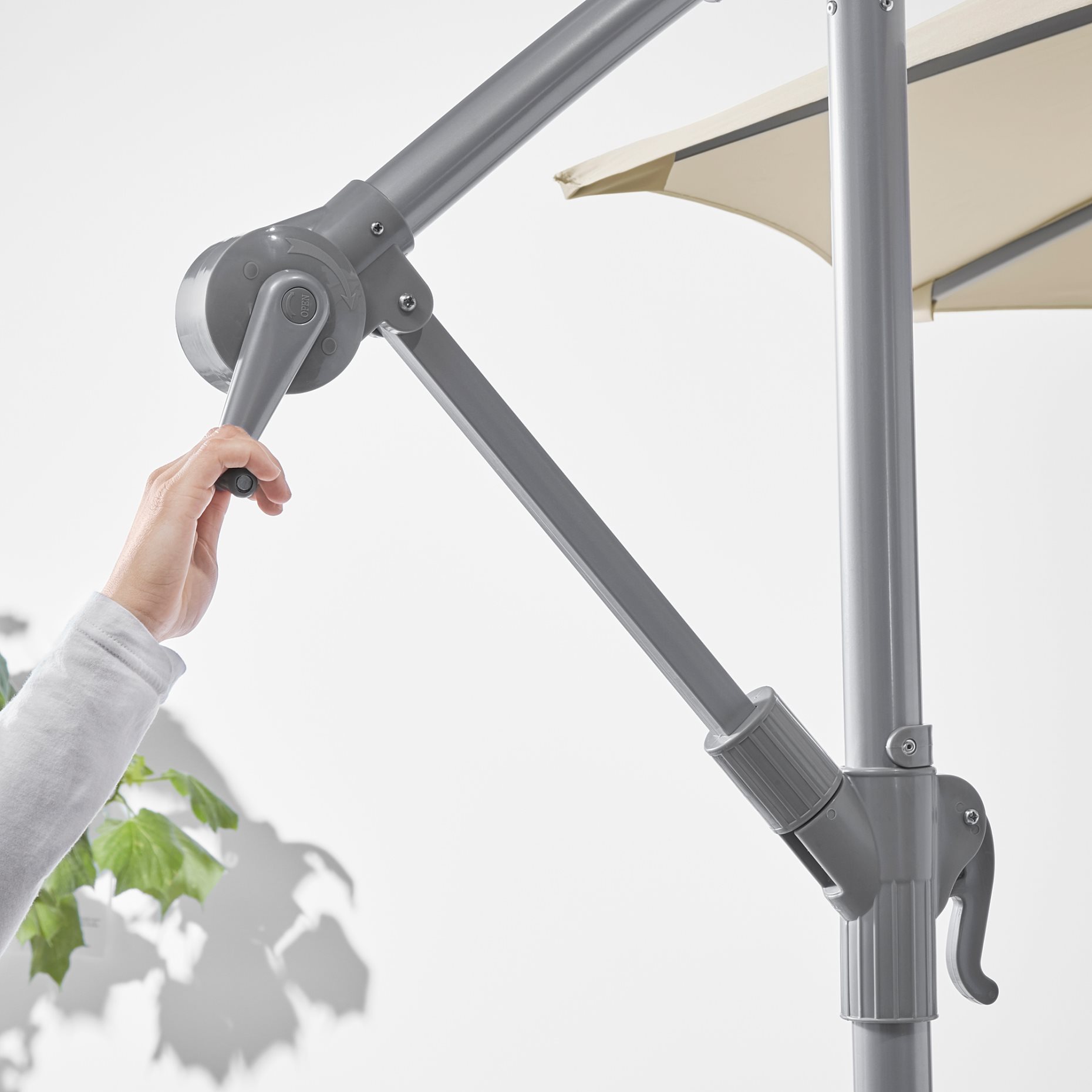 Kinderachtig Cordelia kabel KARLSO parasol, hanging | IKEA Greece