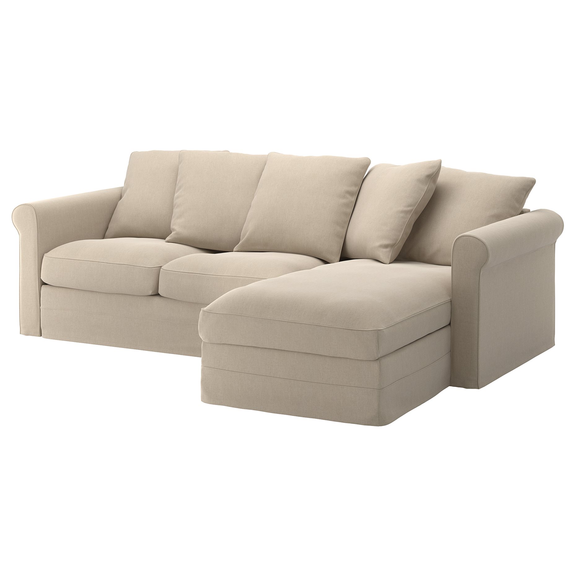 Gronlid 3 Seat Sofa With Chaise Longue 09408373 Ikea Greece 