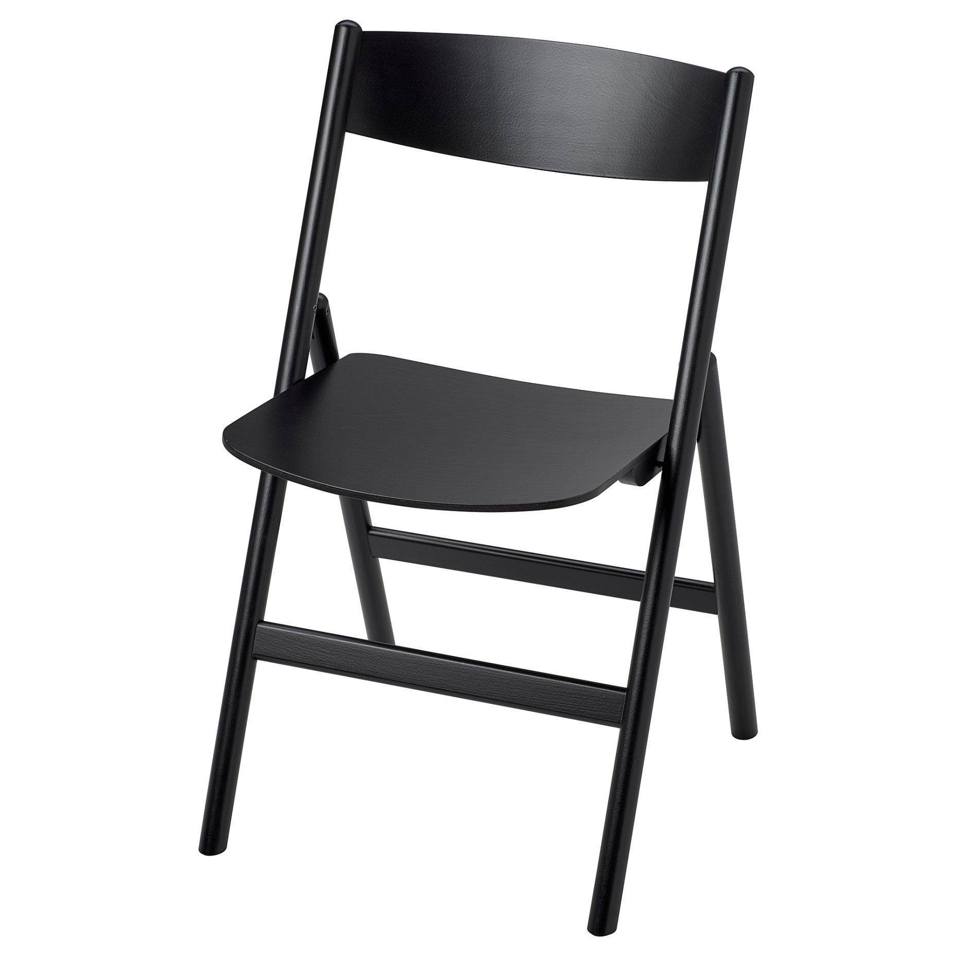 ikea black folding chair