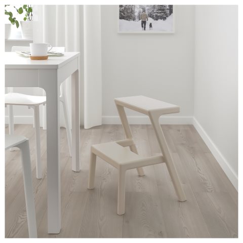 MASTERBY step stool, Grey | IKEA Greece