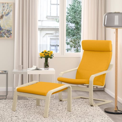 ikea yellow chair