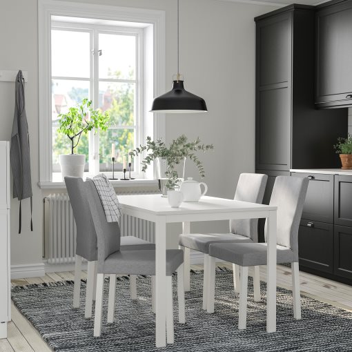 ikea dining table and four chairs