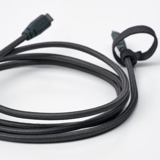 LILLHULT USB type C C cord, 1.5 m, Grey IKEA Greece