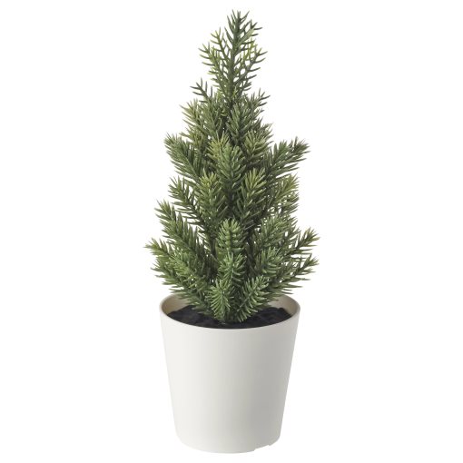 in/out/christmas tree green 4¾" IKEA VINTER 2020 Artificial potted plant 