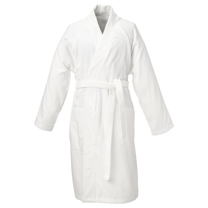 ROCKAN bath robe, S/M, White | IKEA Greece