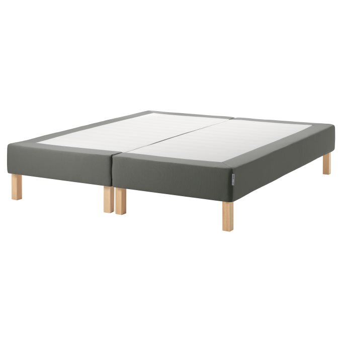 ESPEVAR slatted mattress base with legs, Grey | IKEA Greece