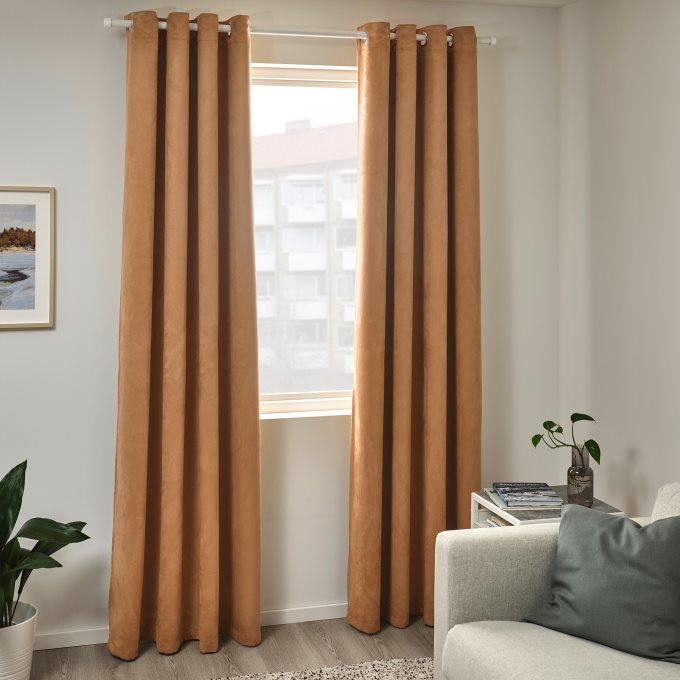 Curtains 1 Pair 145x300 Cm Ikea Greece, How To Get Rust Off Curtains
