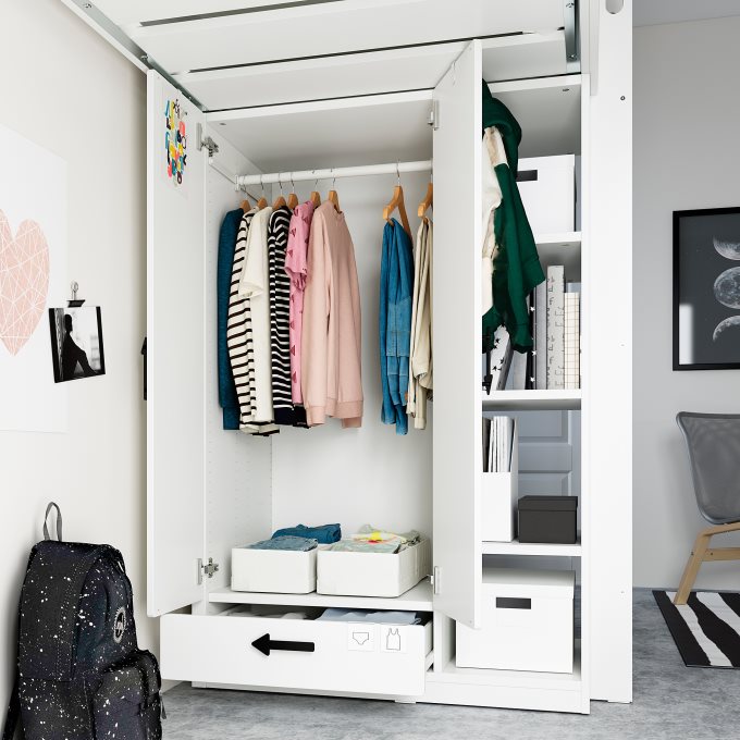 Smastad Loft Bed With Desk 3, Småstad Loft Bed Ikea Instructions Pdf