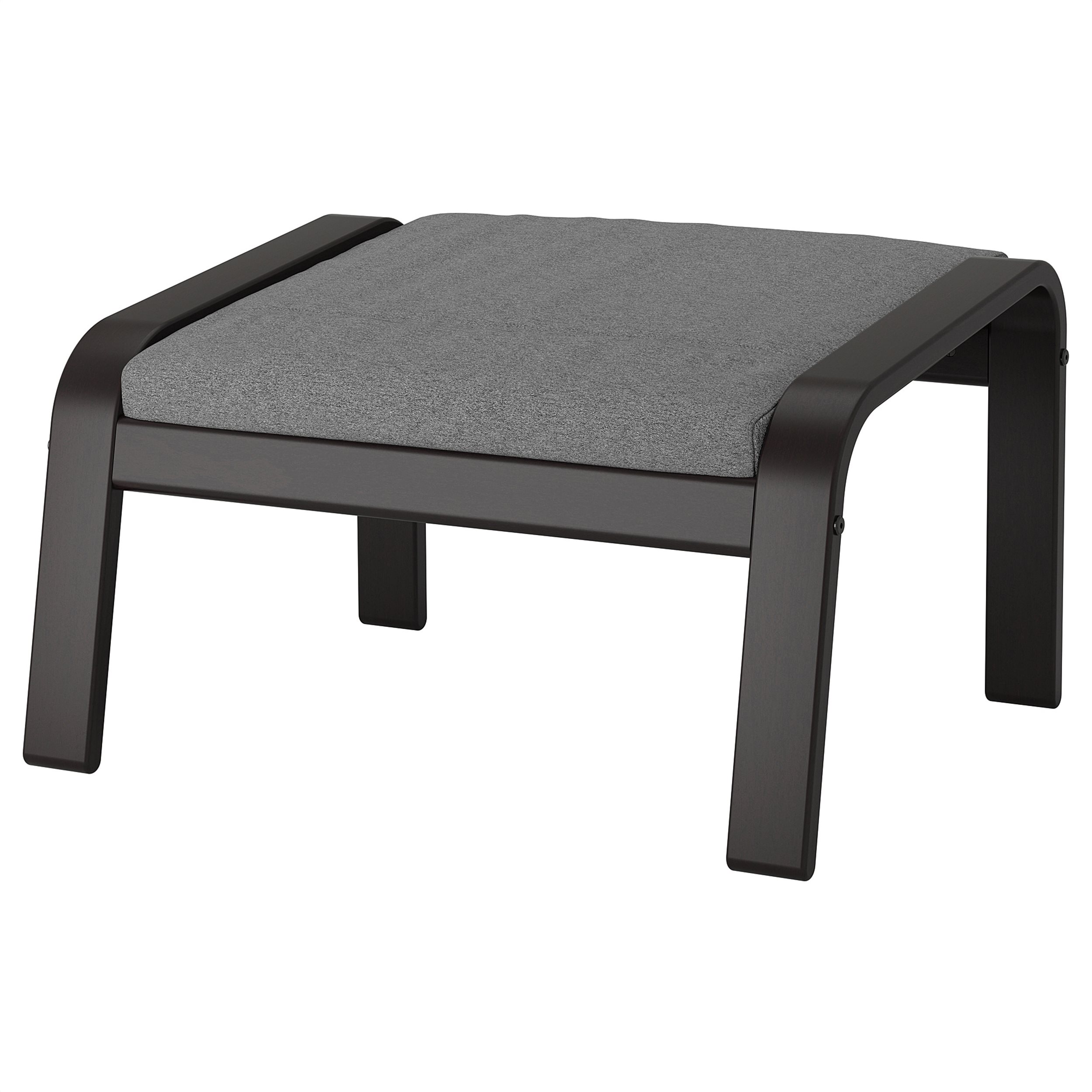 POANG footstool, Grey | IKEA Greece