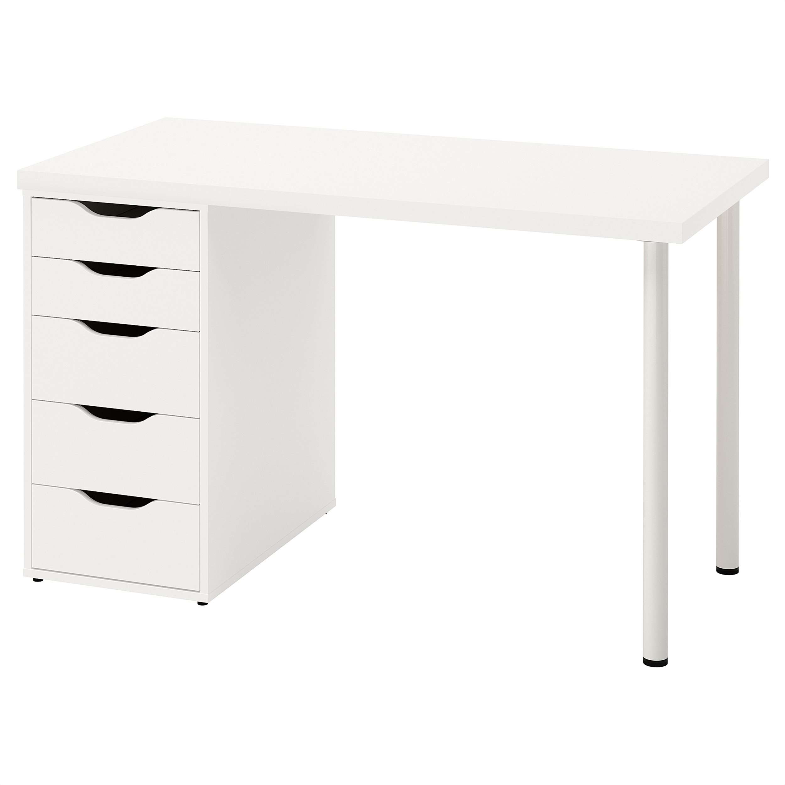 Corner Ikea Alex Desk Dimensions with Wall Mounted Monitor