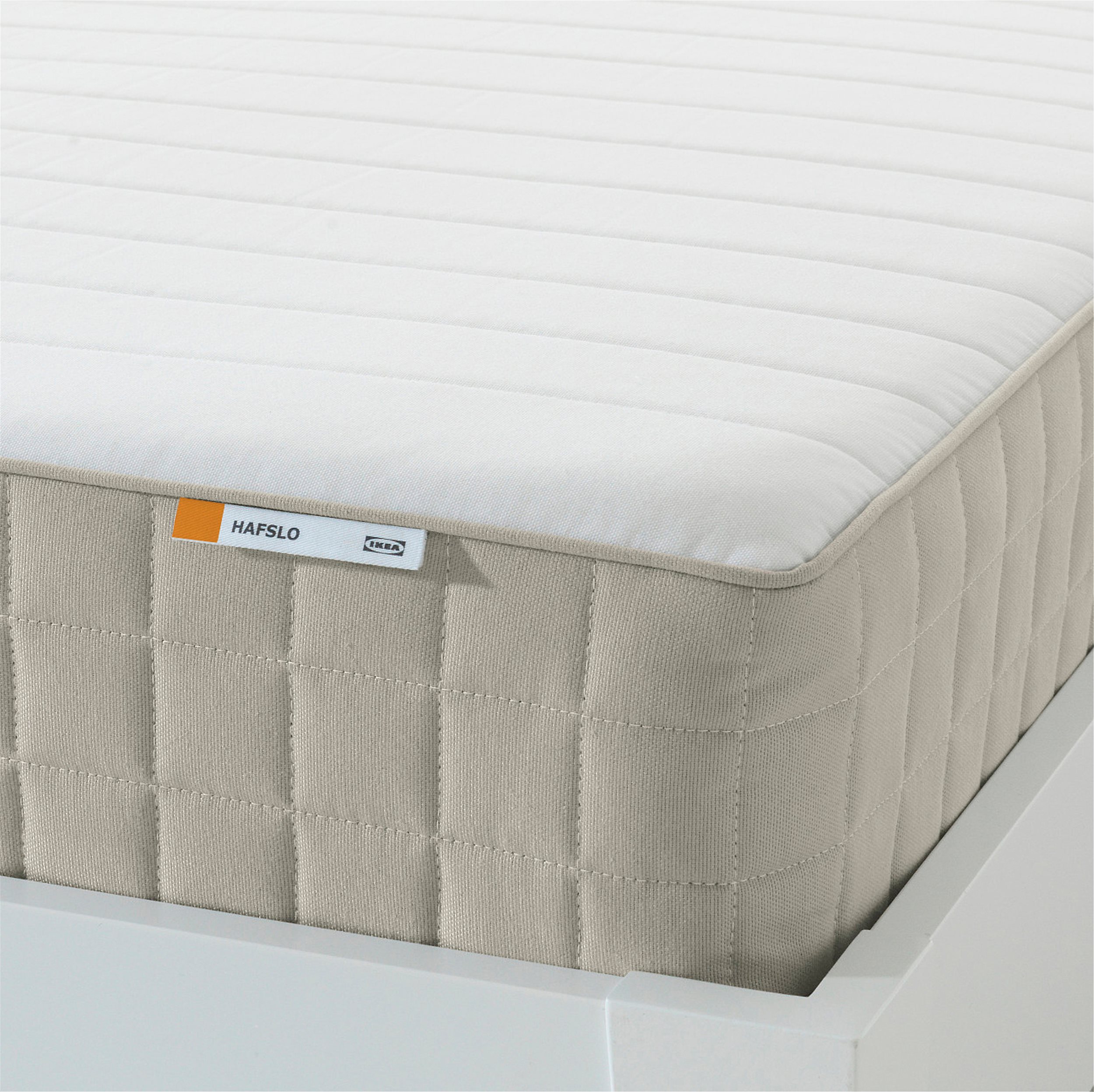 HAFSLO Sprung mattress firmbeige 120x200 cm IKEA