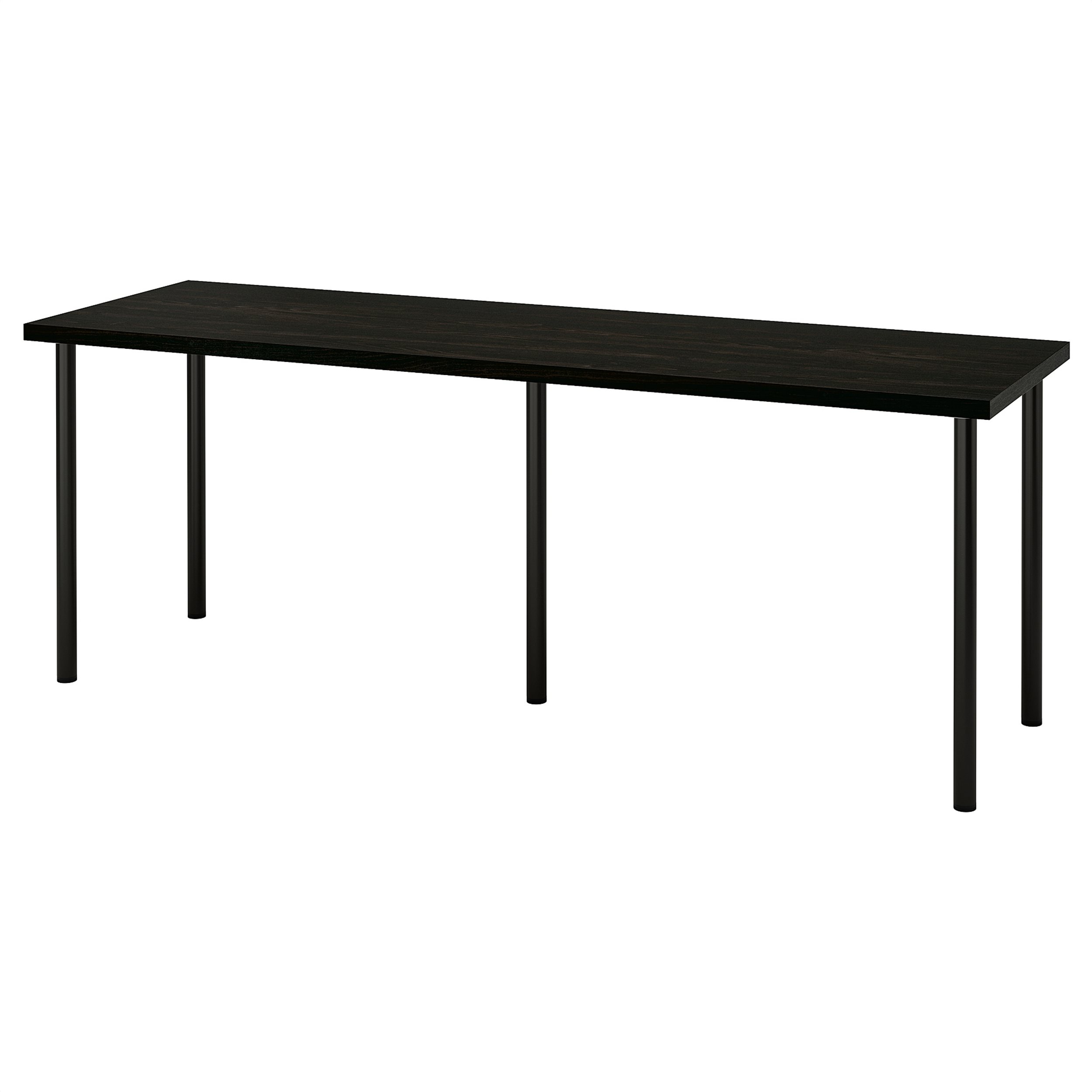 LAGKAPTEN/ADILS desk, 200x60 cm, Black IKEA Greece